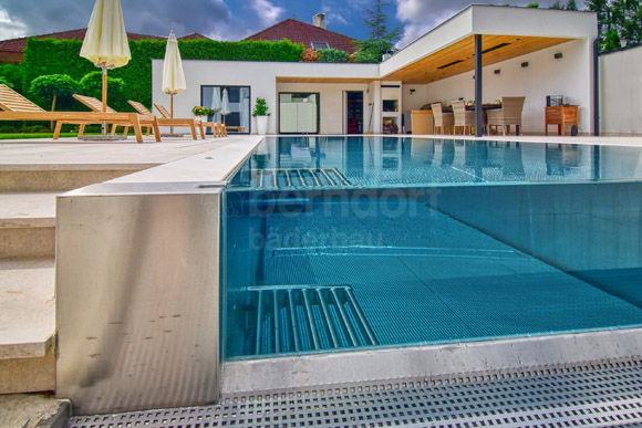 Stainless stainless steel swimming pool