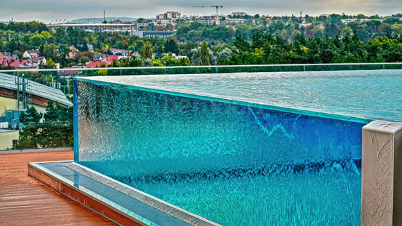 Stainless stainless steel swimming pool